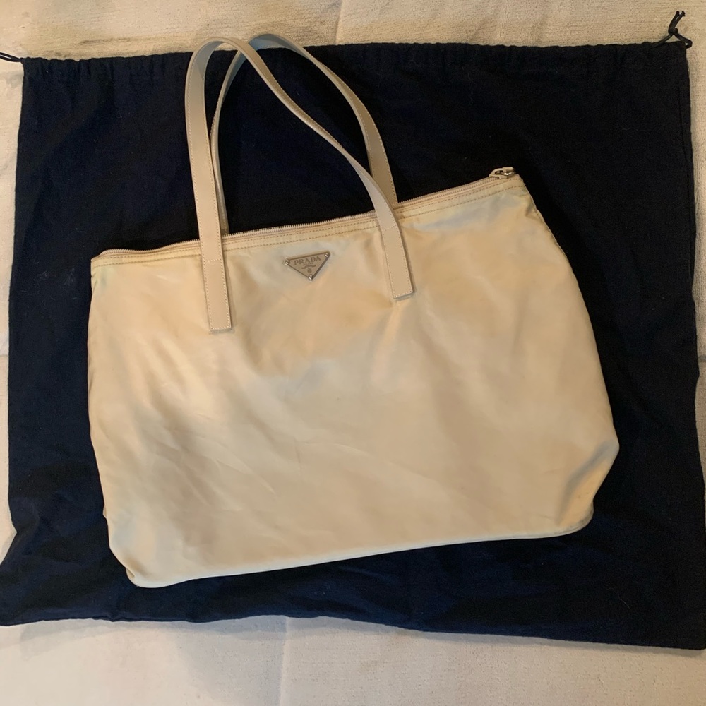 COPY - Prada Beige Nylon Tote